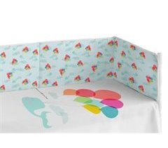 Chichonera de bebé cuna transpirable. Colección Flying Dreams