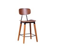 Taburete industrial en madera - Copine