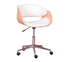 Silla de escritorio de madera  arce  polipiel - Burrow S