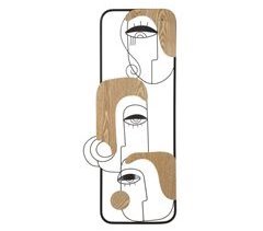 Decoración de Metal y Madera Caras 1