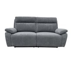 Sofá 3 plazas 2 asientos relax manual GRANT color gris