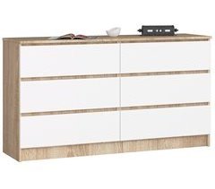Cómoda K140 AKORD con 6 cajones 138