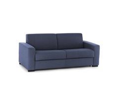 Sofá fixo de 2 lugares em tecido