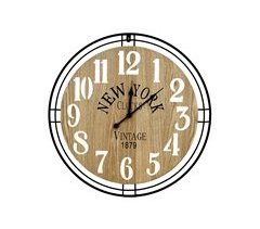 Reloj de pared NEW YORK VINTAGE  de 60cm marca Conforama