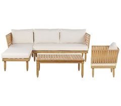 Beliani Conjunto de jardín CREMONA