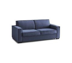 Sofá fixo de 2 lugares em tecido