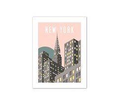 Lámina NEW YORK 40X30cm marca MARCOMUEBLE 