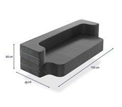KmaLeón Futón, Sofá Cama,  Cama Colchón