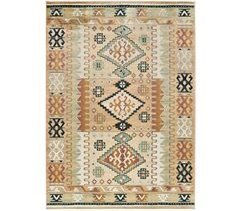 Alfombra de estilo étnico en viscosa ANTALIA - ATTICGO 95x140
