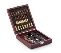 Set de Accesorios para Vino y Ajedrez IG115540