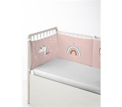 PROTECTOR DE CUNA/MAXICUNA UNICORN WHITE