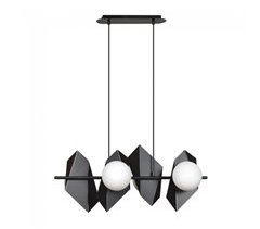 Regleta de techo Escena (4 luces) Cristal - Metal Moderno