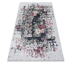 Alfombra lavable ANDRE 1816D flores vintage 160x220