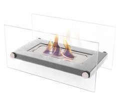 Chimenea de etanol de sobremesa en acero