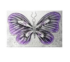 Tapa contador artesanal Mariposa