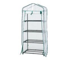 Invernadero de lámina Chaam con puerta acero y cubierta