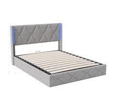 Cama con almacenamiento