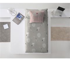 FUNDA NÓRDICA GLOBOS Y GATOS