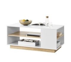 Mesa de Centro Trelleborg con estante aglomerado