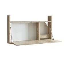 Escritorio plegable Rautalampi con 2 compartimentos aglomerado