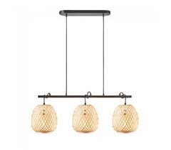 Lámpara colgante Hisoka XL (3 luces) Bambú Natural