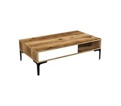 Mesa de café efecto madera 105x60