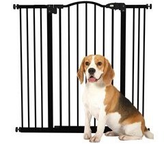 Barrera para Perros Metal, Plástico PawHut