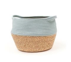 Cesta fibra vegetal y algodón BAILEN