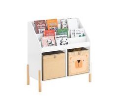 SoBuy KMB115-W Organizador para juguetes y libros