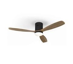 Lámpara Ventilador Metal Serie Siroco