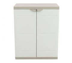 Armario Exterior Titanium 2 Puertas 2 Estantes Regulables