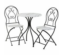 Conjunto de Mesa con 2 Sillas