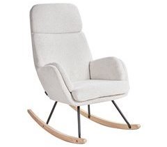 Beliani Silla mecedora KVELIA