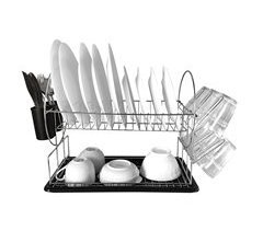 Escurridor de platos de cocina de acero inoxidable