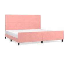 Estructura de cama con cabecero Diseño plano 200x200