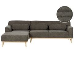 Beliani Sofá esquinero Pana SIMOS