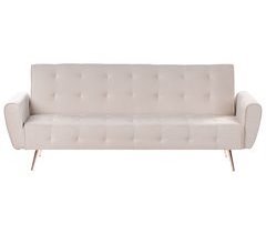 Beliani Sofá cama Terciopelo SELNES