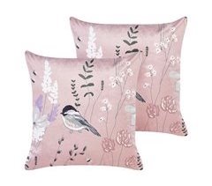 Beliani Cojín decorativo CYCLAMEN