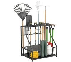 Organizador Herramientas Jardín Metal Outsunny