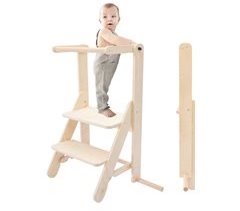 Torre de observación plegable Montessori Safety Plus