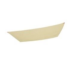 Toldo vela de sombreo rectangular Aktive Garden color crema