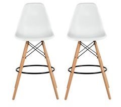 Pack de 2 de taburetes altos PARIS 107cm 
