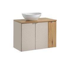 Mueble lavabo individual 3 puertas Manoa