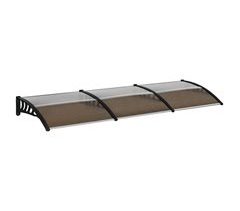 Tejadillo de Protección Aleación de Aluminio, Policarbonato, PP 300x96