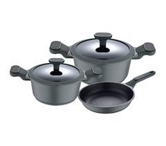 Set 5pcs bateria de cocina aluminio fundido