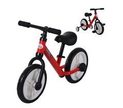 Bicicleta Equilibrio 2 en 1 PP, Metal HOMCOM