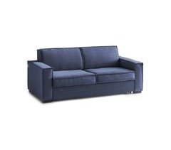 Sofá fixo de madeira de 3 lugares