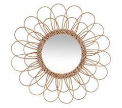 Espejo Flor De Ratán D56 56x56