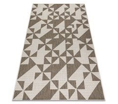 Alfombra de cuerda sisal FLOORLUX 20489 Triángulo 160x230