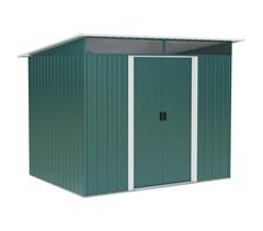 Caseta de Jardín Acero Galvanizado Outsunny